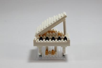 nanoblock グランドピアノホワイト8